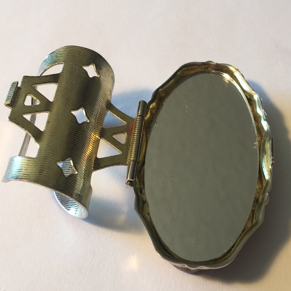 Vintage Crazy Lace stone lipstick holder - Picture 3 of 8